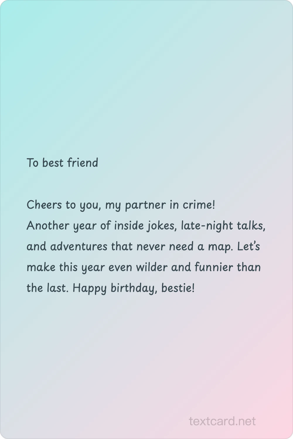 Birthday Card — AI text card generator preview